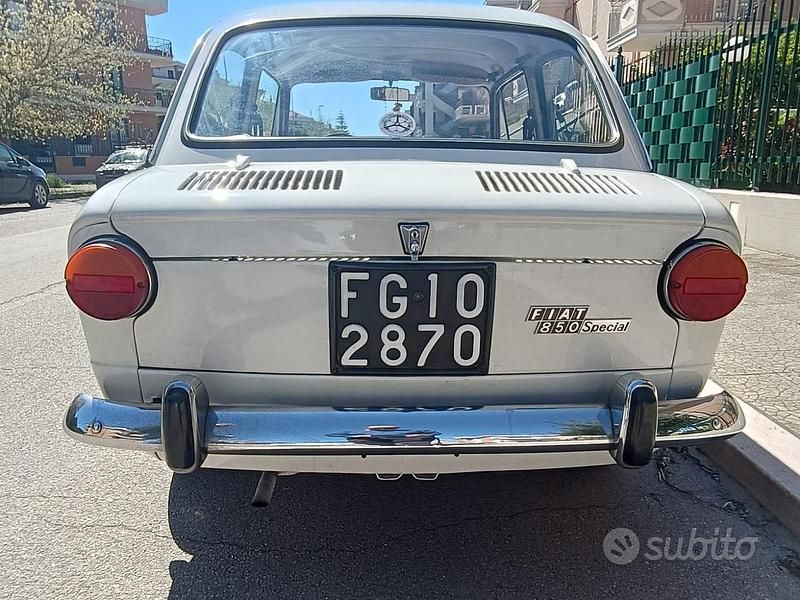 Usata Fiat 850 1970 Bianco Berlina