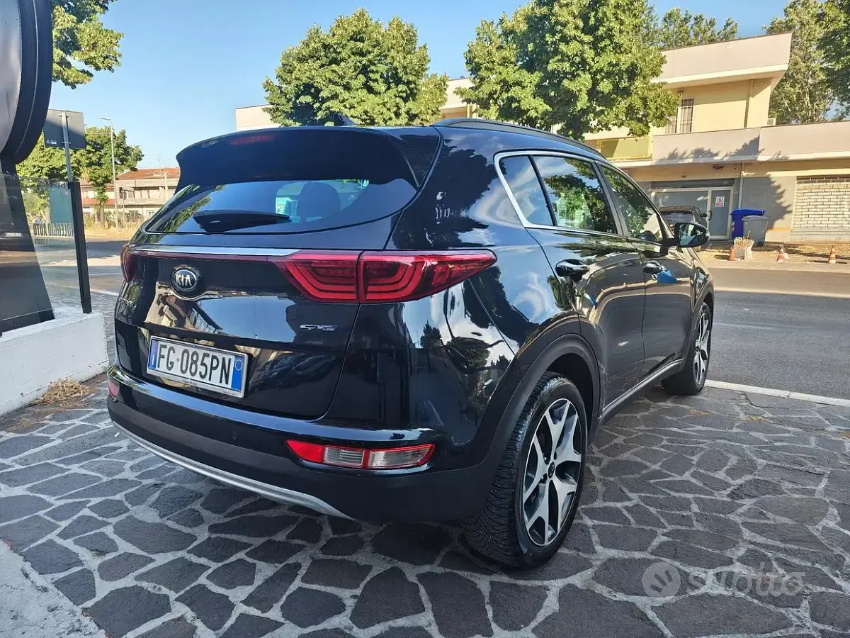 Usata Kia Sportage GT-Line 141 CV (103 kW) 2017 Nero SUV
