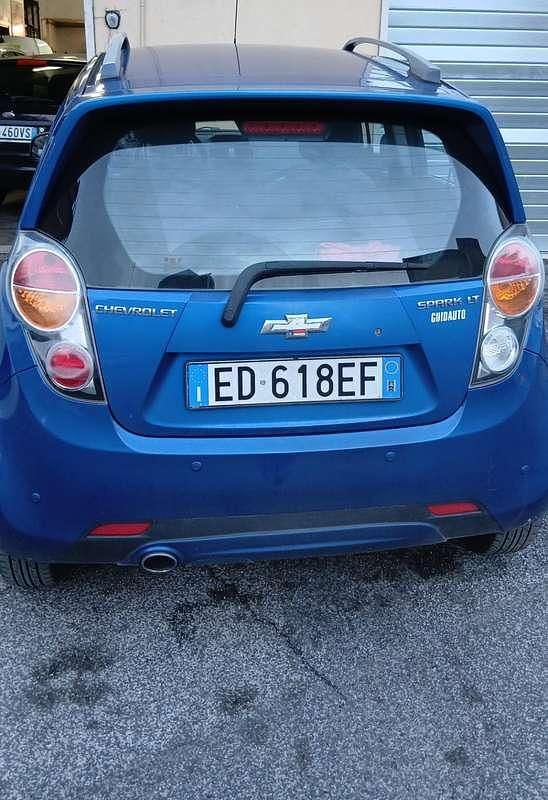 Usata Chevrolet Spark LT 82 CV (60 kW) 2010 Blu/azzurro Utilitaria