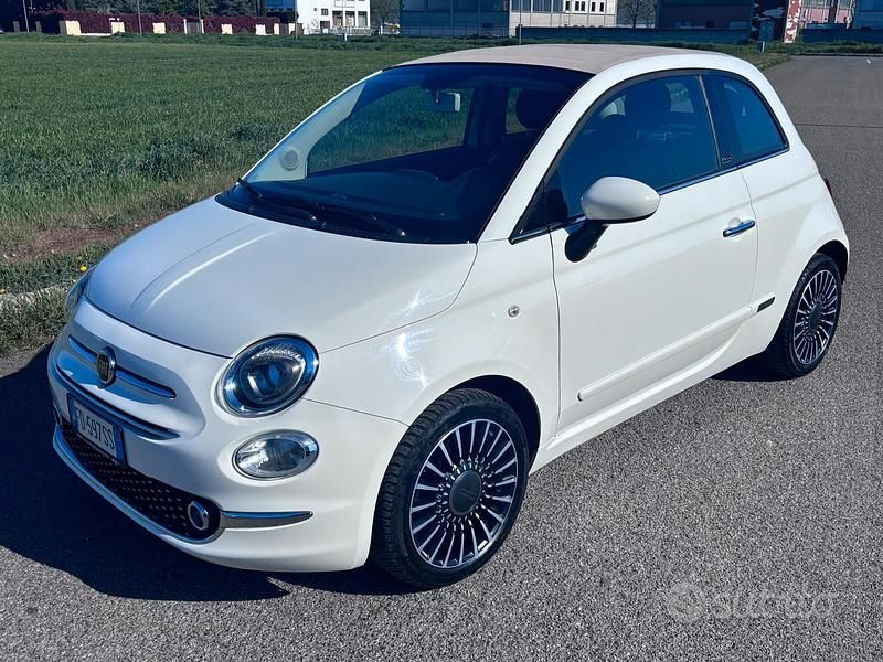 Usata Fiat 500C 69 CV (50 kW) 2016 Bianco Cabrio