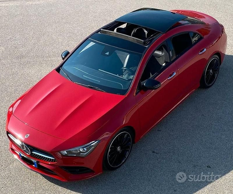 Usata Mercedes CLA200 Premium 150 CV (110 kW) 2019 Rosso Coupé