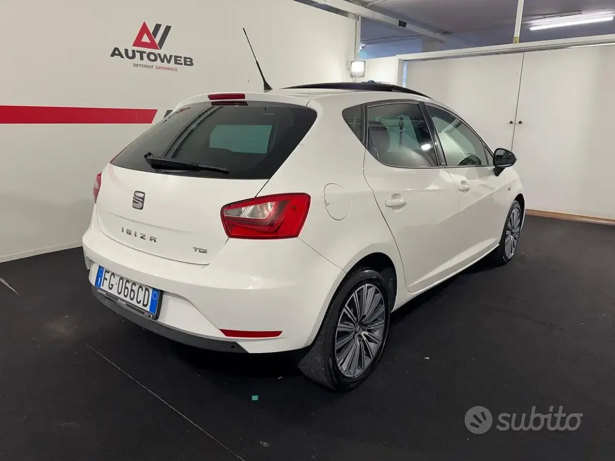Usata Seat Ibiza Style 75 CV (55 kW) 2016 Bianco Berlina