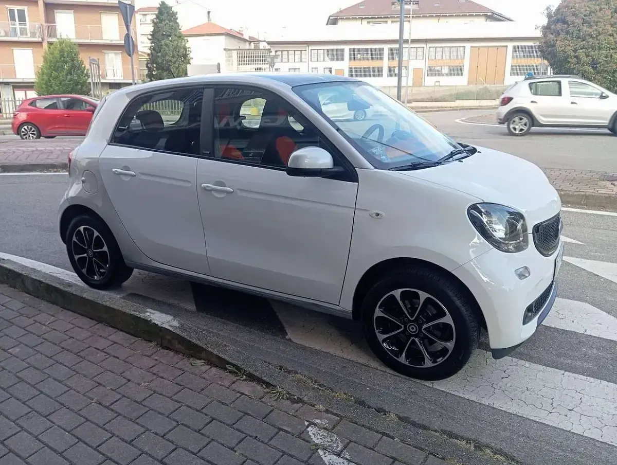 Usata Smart ForFour Passion 71 CV (52 kW) 2015 Bianco Utilitaria