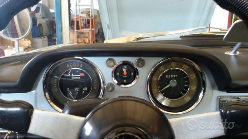 Usata Fiat 1200 1960 Blu Cabrio