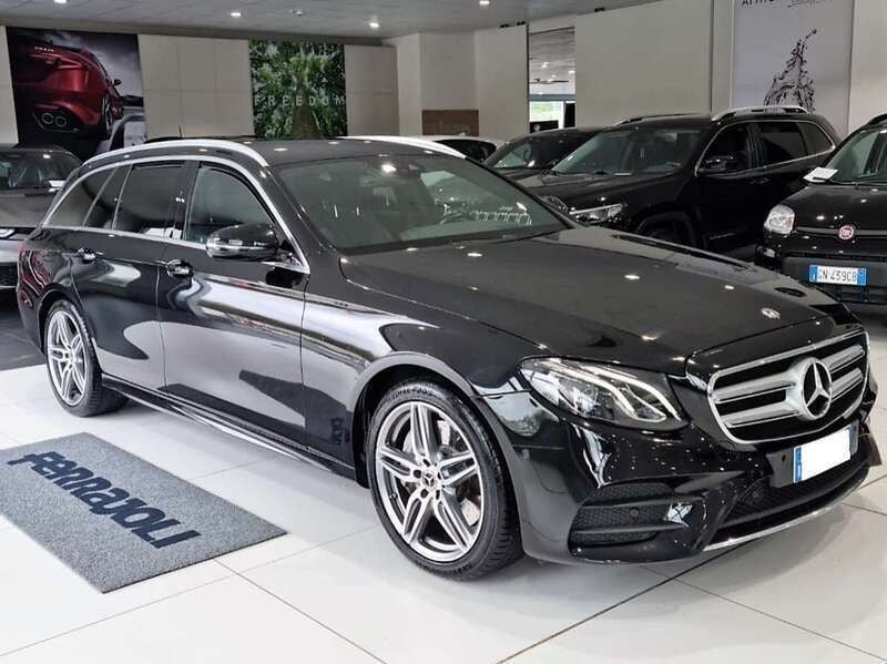 Usata Mercedes E400 Premium Plus 340 CV (250 kW) 2018 Nero Station wagon