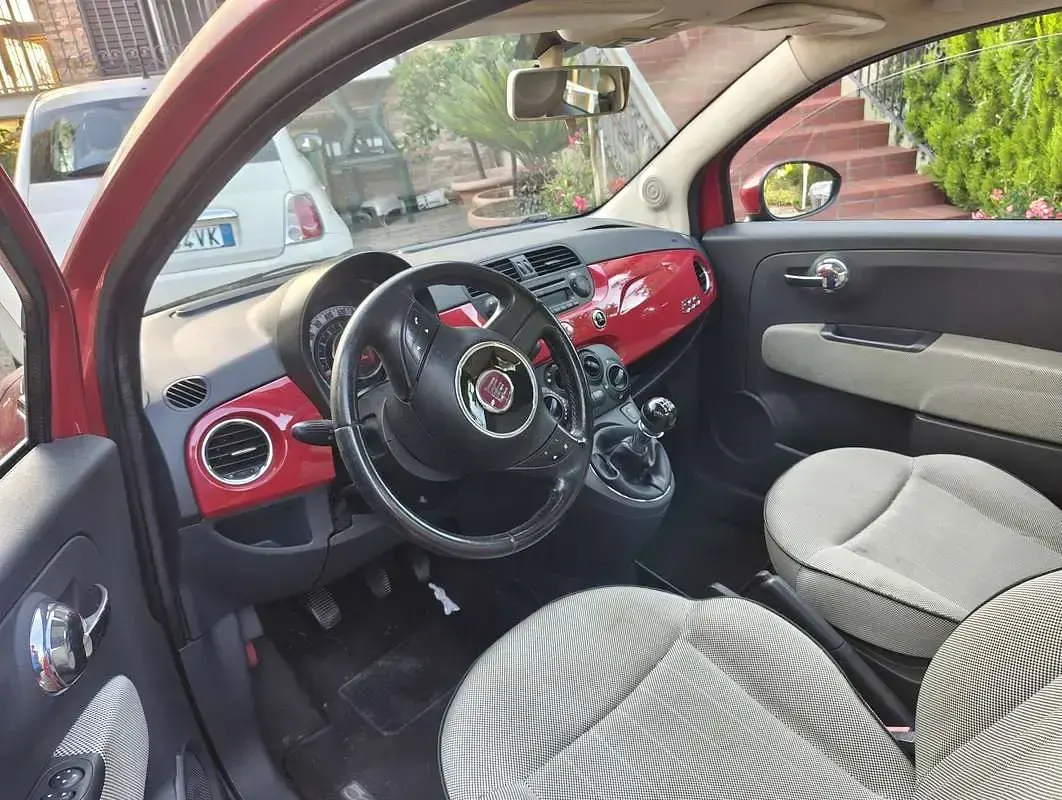 Usata Fiat 500 Lounge 69 CV (50 kW) 2009 Cabrio