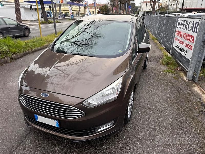 Usata Ford C-MAX S 125 CV (91 kW) 2015 Marrone Monovolume