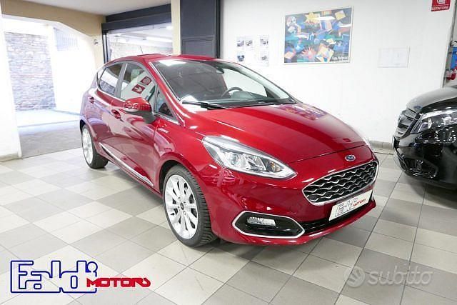 Usata Ford Fiesta Vignale 101 CV (74 kW) 2018 Rosso Utilitaria