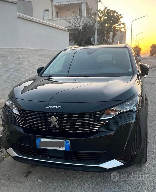 Usata Peugeot 3008 130 CV (95 kW) 2021 Nero SUV