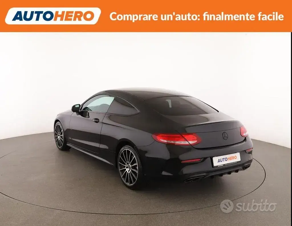 Usata Mercedes C200 245 CV (180 kW) 2018 Nero Coupé