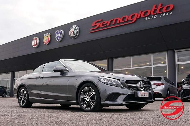 Grigio selenite Usata 2021 Mercedes C220 Advanced Plus Cabrio | 34.900 € (Ottimo prezzo) - Immagine 1/4