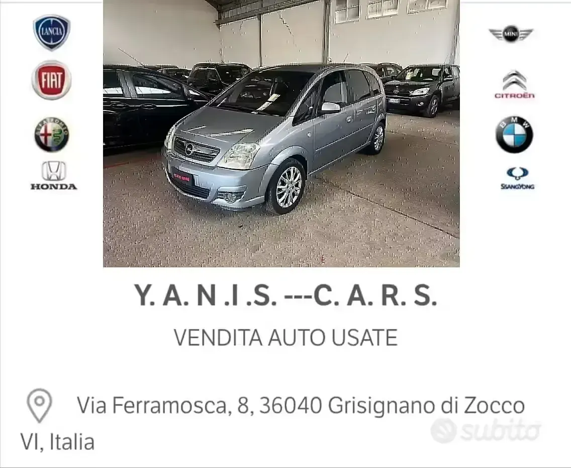 Usata Opel Meriva 105 CV (77 kW) 2006 Monovolume