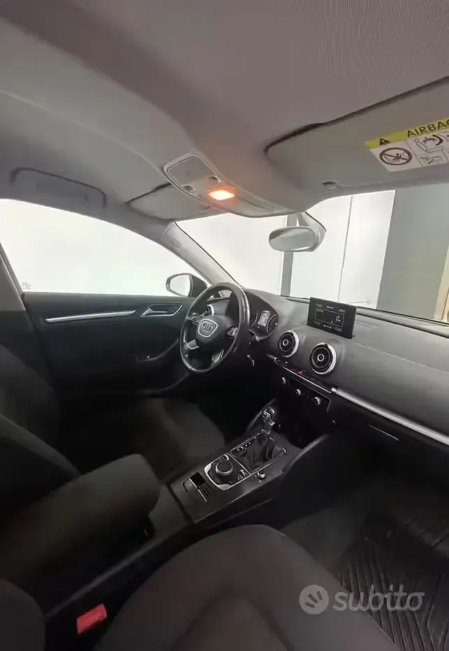 Usata Audi A3 110 CV (80 kW) 2014 Nero Berlina