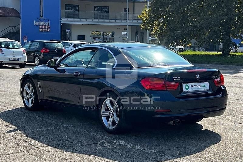 Usata BMW 428 Luxury Line 245 CV (180 kW) 2014 Blu Cabrio