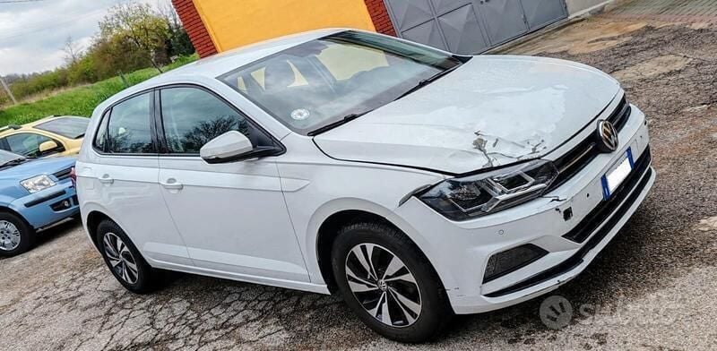 Usata VW Polo 95 CV (69 kW) 2019 Bianco Berlina