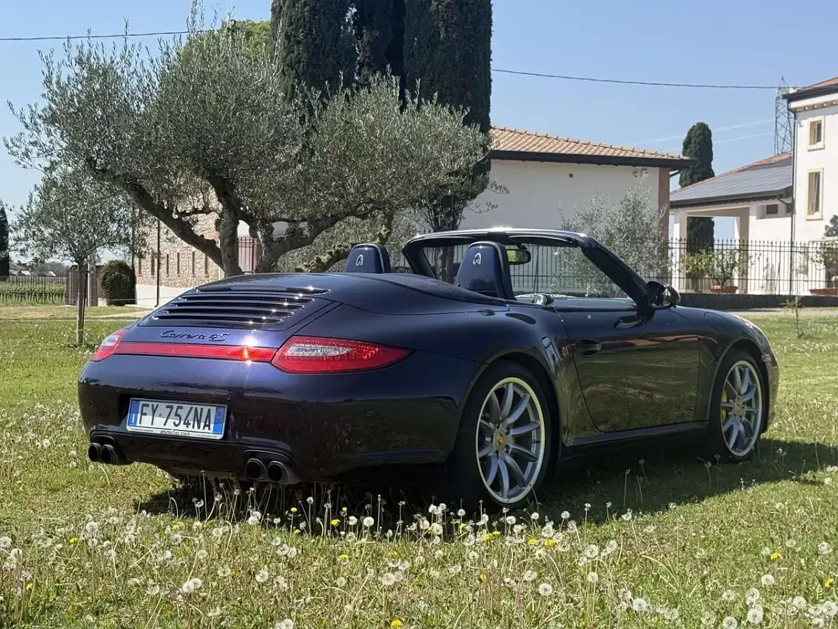 Usata Porsche 997 385 CV (283 kW) 2010 Blu/azzurro Cabrio