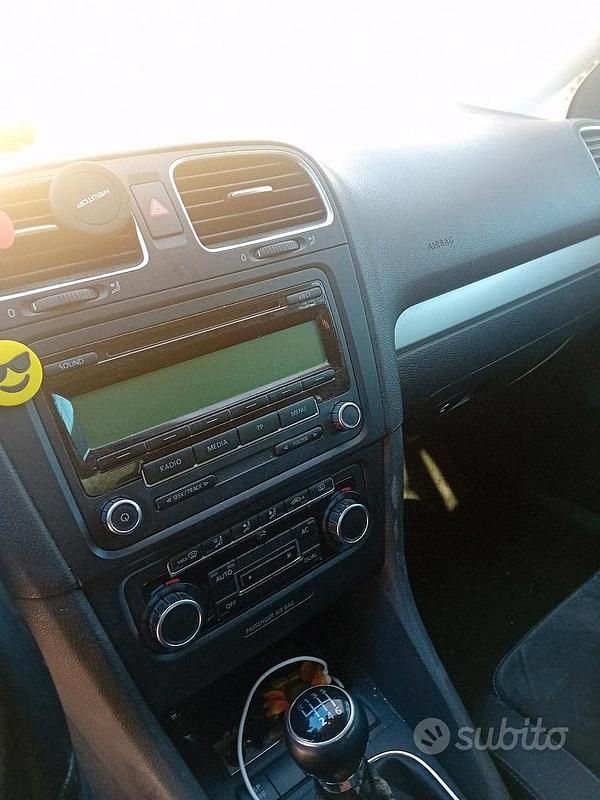 Usata VW Golf VI 140 CV (102 kW) 2009 Nero Utilitaria