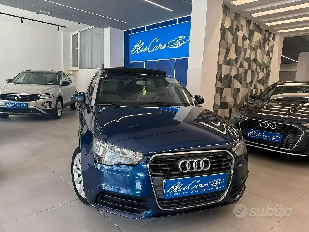 Usata Audi A1 Ambition 105 CV (77 kW) 2014 Blu/azzurro(met.) Utilitaria