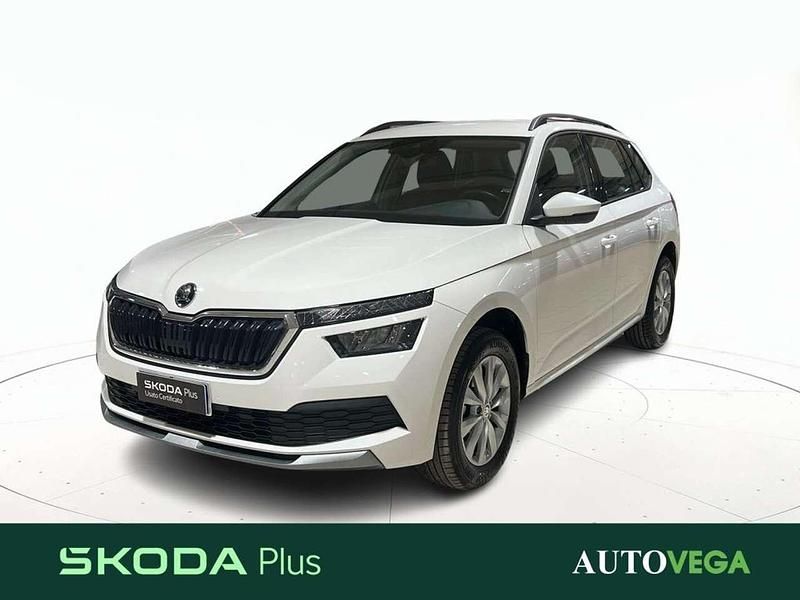 Bianco pastello Usata 2022 Skoda Kamiq Ambition SUV | 16.500 € (Buon prezzo) - Immagine 1/4