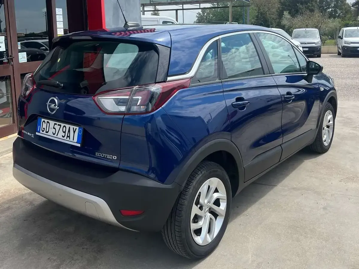 Usata Opel Crossland 110 CV (80 kW) 2021 Blu/azzurro SUV