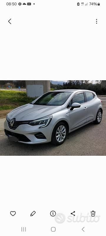 Usata Renault Clio V 86 CV (63 kW) 2022 Grigio Utilitaria