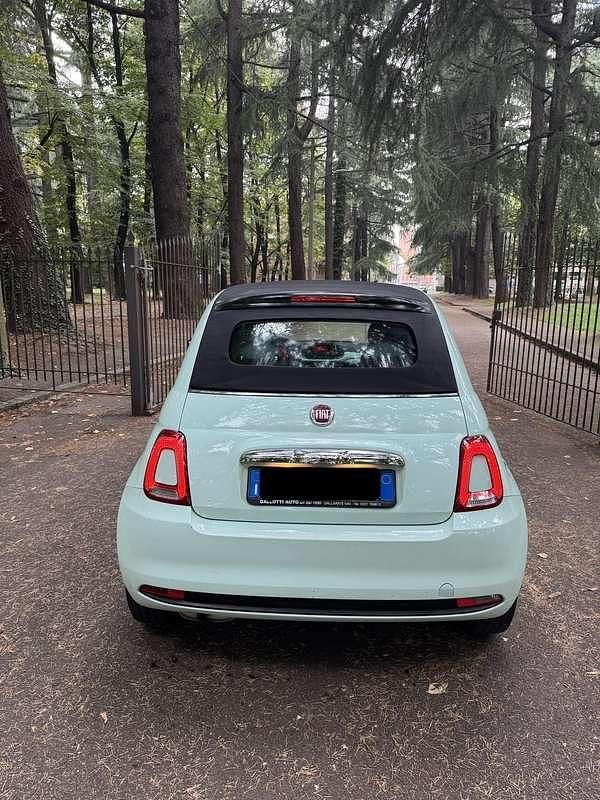 Usata Fiat 500C Dolcevita 69 CV (50 kW) 2020 Verde Cabrio