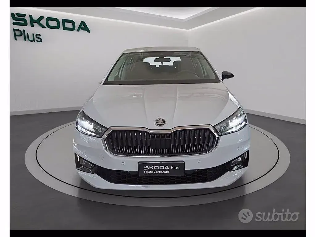 Nuova Skoda Fabia 80 CV (58 kW) 2026 Bianco luna met Utilitaria