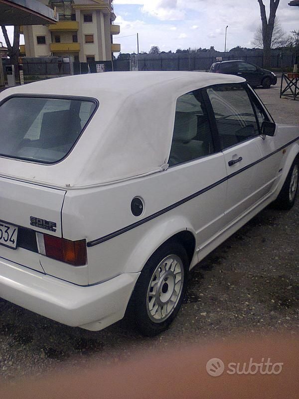 Usata VW Golf Cabriolet 73 CV (53 kW) 1993 Bianco Cabrio