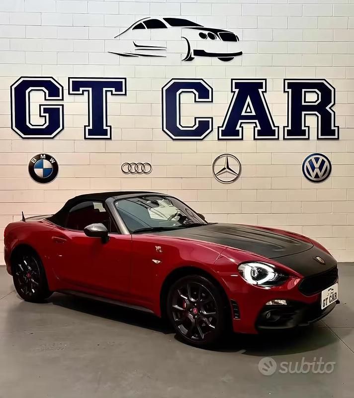 Usata Abarth 124 Spider 170 CV (125 kW) 2016 Rosso Cabrio