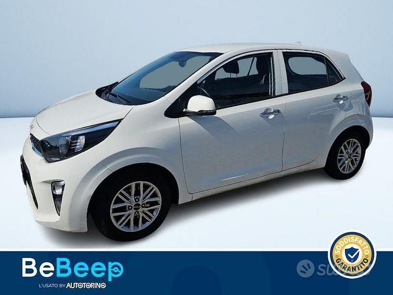 Bianco Usata 2022 Kia Picanto Style Due volumi | 12.400 € (Buon prezzo) - Immagine 1/3