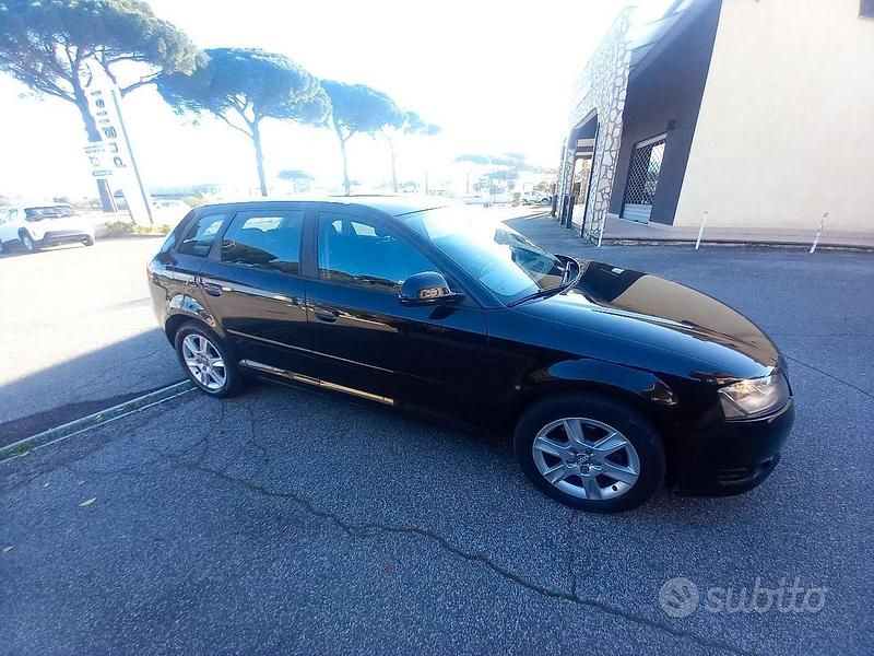 Usata Audi A3 Sportback 2009 Nero Utilitaria