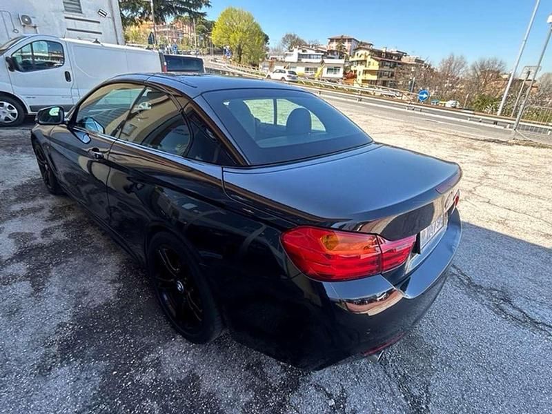 Usata BMW 420 M Sport 184 CV (135 kW) 2014 Nero Cabrio