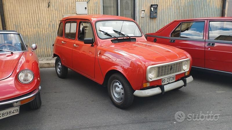 Usata Renault R4 33 CV (24 kW) 1987 Rosso Utilitaria