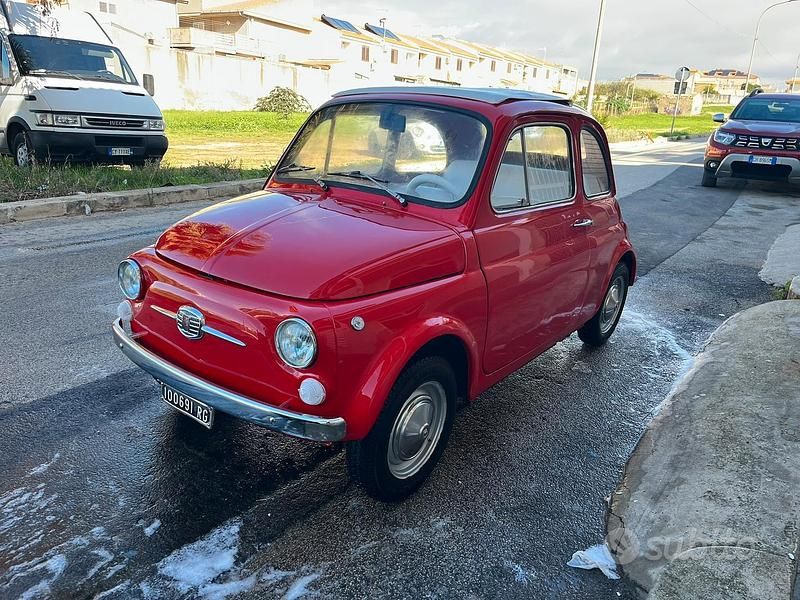 Usata Fiat 500 1960 Rosso Utilitaria