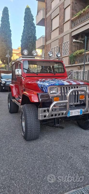 Usata Jeep Wrangler 1992 Rosso SUV