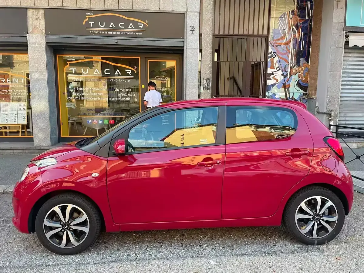 Usata Citroën C1 Feel 69 CV (50 kW) 2017 Rosso Utilitaria