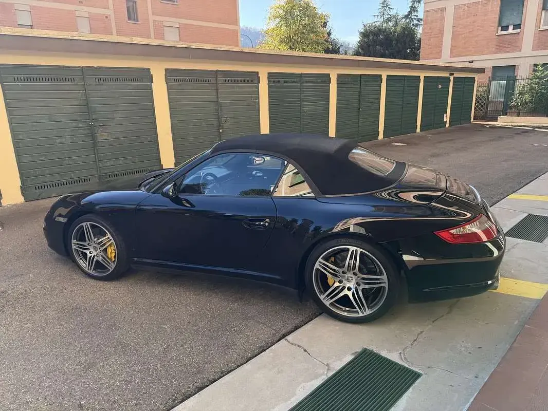 Usata Porsche 997 381 CV (280 kW) 2007 Nero Cabrio