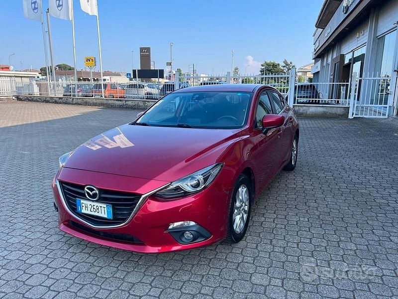 Usata Mazda 3 Evolve 105 CV (77 kW) 2017 Rosso Berlina