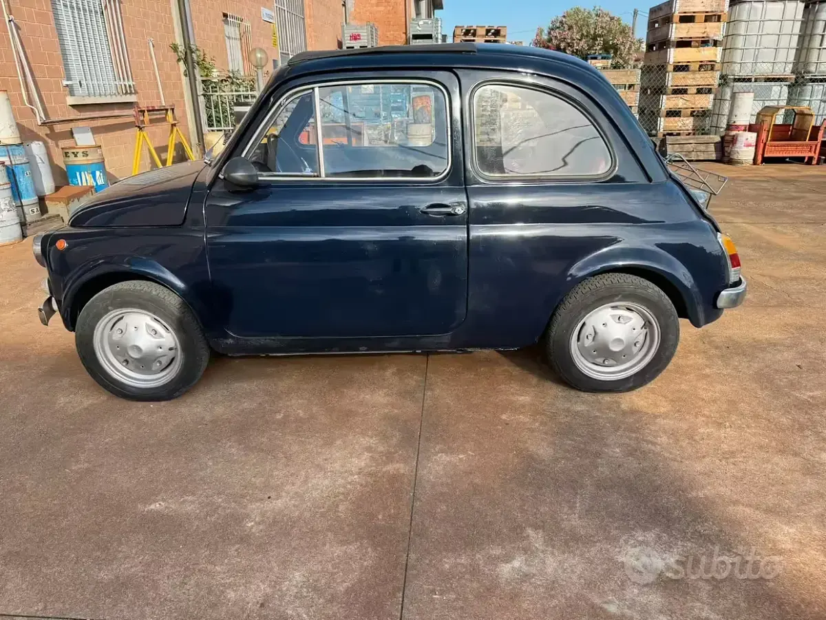 Usata Fiat 500 1970 Blu Utilitaria