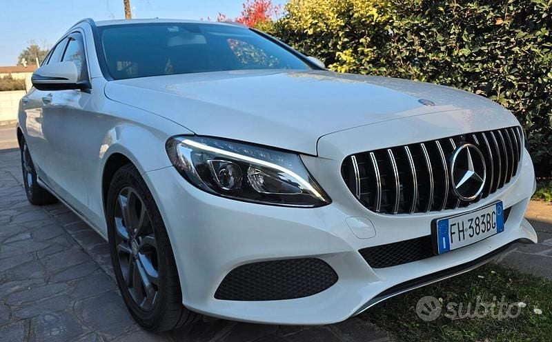 Usata Mercedes C220 Exclusive 170 CV (125 kW) 2017 Bianco Station wagon