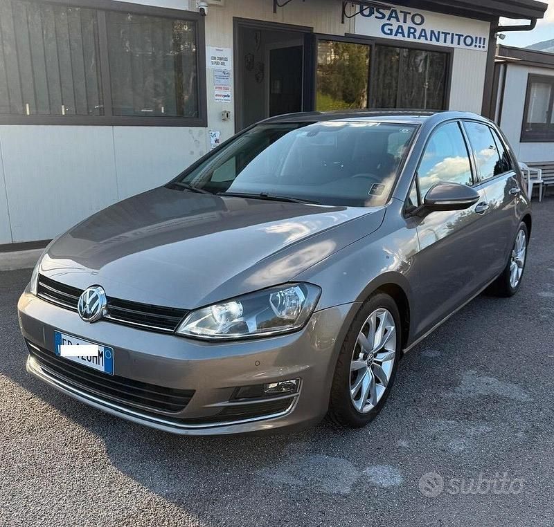 Usata VW Golf VII Highline 105 CV (77 kW) 2013 Grigio Berlina
