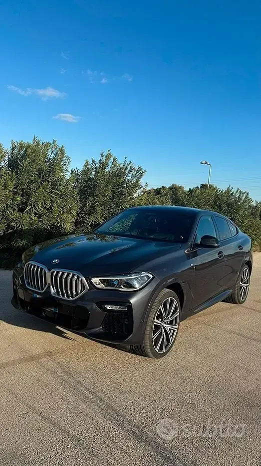 Usata BMW X6 M Sport 340 CV (250 kW) 2021 Blu SUV