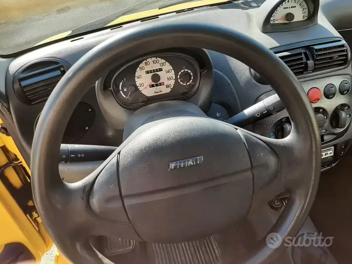 Usata Fiat Seicento Abarth 54 CV (39 kW) 2000 Giallo Utilitaria