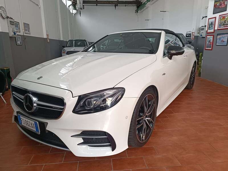 Bianco diamante Usata 2018 Mercedes E53 AMG AMG Cabrio | 45.900 € (Buon prezzo) - Immagine 1/4
