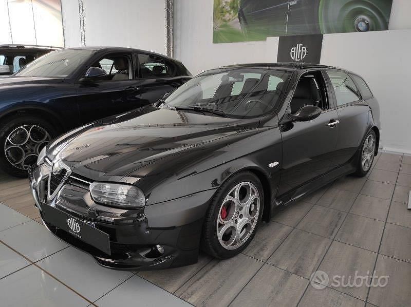 Usata Alfa Romeo 156 250 CV (183 kW) 2002 Nero Station wagon
