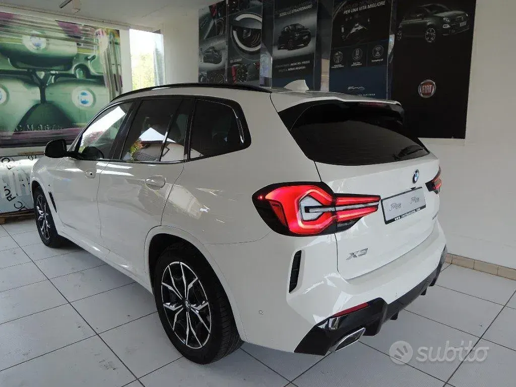 Usata BMW X3 M Sport 190 CV (139 kW) 2022 Bianco SUV