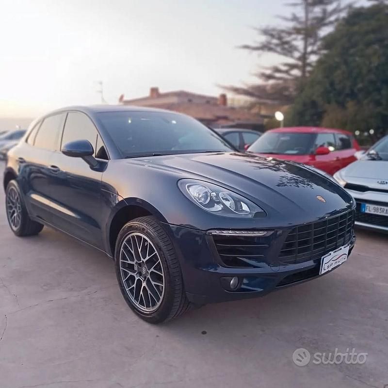 Usata Porsche Macan 250 CV (183 kW) 2014 Blu SUV