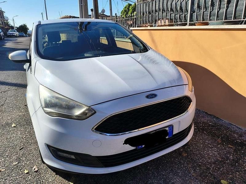 Usata Ford C-MAX Titanium 120 CV (88 kW) 2015 Bianco Monovolume