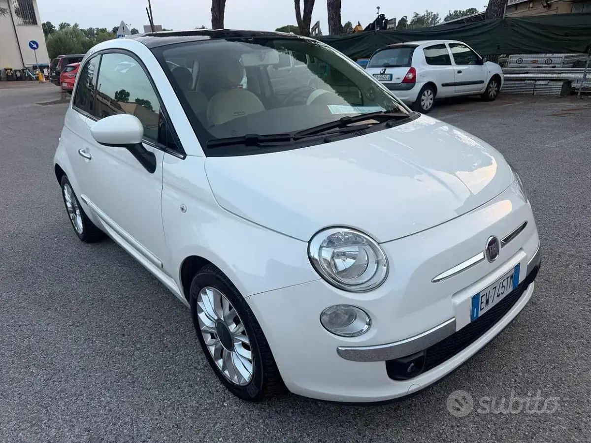 Usata Fiat 500 95 CV (69 kW) 2014 Bianco Utilitaria