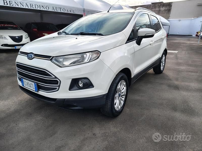 Bianco Usata 2016 Ford Ecosport Titanium SUV | 5599 € (Buon prezzo) - Immagine 1/4
